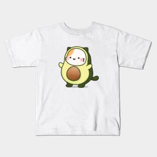 Avocado cat Kids T-Shirt